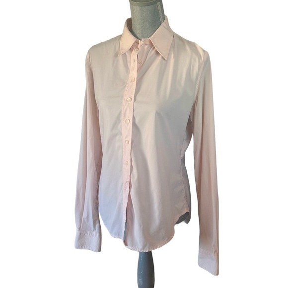 Vertigo Paris | Pale Pink Tailored Look Button Down Size L - Picture 1 of 3